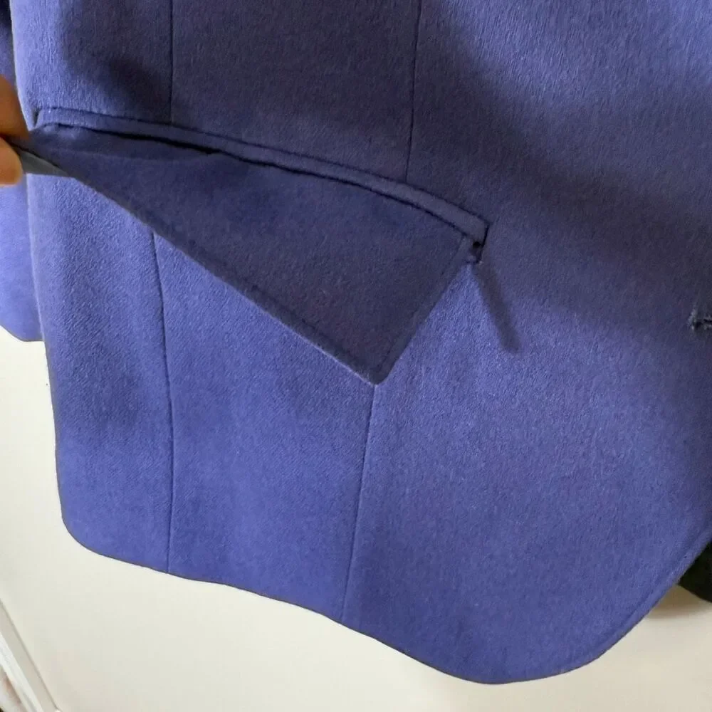 Pendleton Women’s Vintage 100% Virgin Wool Purple Two‎ Button Blazer Jacket